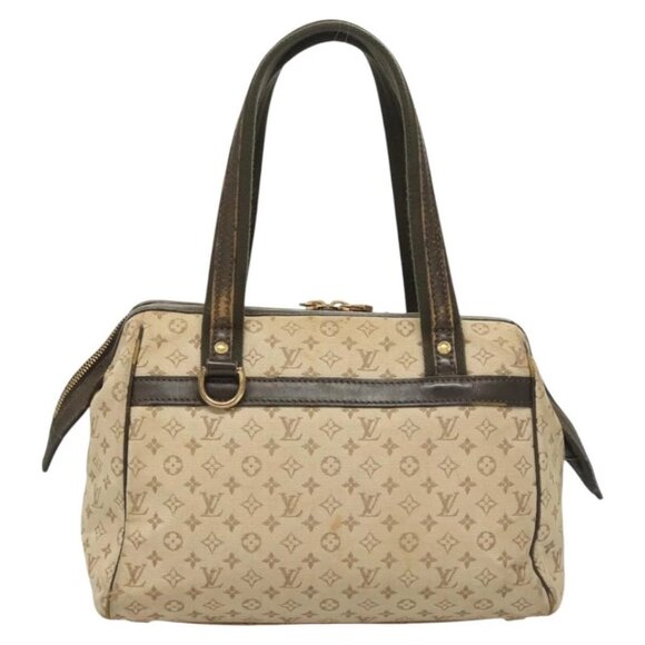LOUIS VUITTON Monogram Mini Josephine PM Hand Bag Khaki - Picture 9 of 15